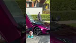 purple is Lamborghini automobile caredit millionaire otomotif supercars lamborghini [upl. by Aihsenal]