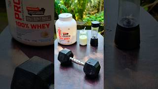 GNC Whey protein  Blending protein shake Fitnesswheyprotein gym [upl. by Sirrah91]