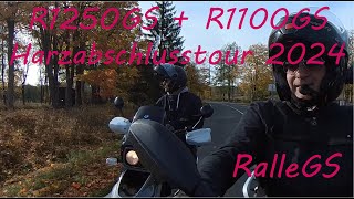 Harzabschlusstour 2024 mit R1250GS  R1100 GS [upl. by Urissa123]