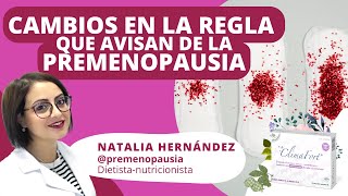 ¿Cómo es la REGLA cuando se acerca la MENOPAUSIA 🩸🗓️ Regla irregular sangrado abundante [upl. by Eilyw681]