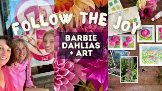 Barbie Dahlias  Art [upl. by Ahsauqal]