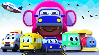 Vehicle Song  Sing Along Kids Songs by AllBabiesChannel on hooplakidz [upl. by Vyky883]