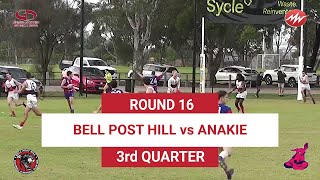 RD16 Bell Post Hill VS Anakie 3rd QTR 03082024 [upl. by Gearalt102]