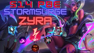 STORMSURGE ZYRA IS BROKEN  S14 PBE [upl. by Uticas453]