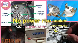 How to find Current lekage electric rice cooker [upl. by Eniagrom]