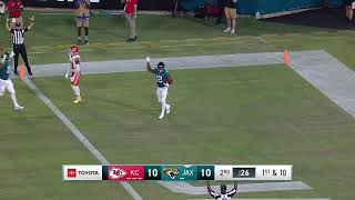 CantMiss Play Beathards 35yard TD rainbow to Duvernay gives Jags lead before halftime [upl. by Eiveneg]