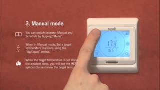 Thermonet Touchscreen Thermostat Easy Setup Guide [upl. by Ralyks13]