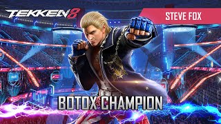 Tekken 8  Steve Fox Combo Video  Botox Champion [upl. by Uile]