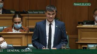 General debate speech Ihorangi RewetiPeters  Youth Parliament 2022 [upl. by Wolcott]