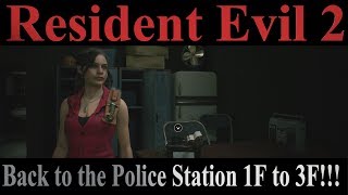 Resident Evil 2 Claire Story B Standard Return to the Police Station [upl. by Mellisa]