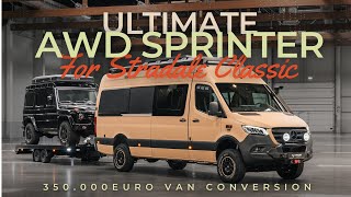 VAN TOUR  STRADALE CLASSICS AWD SPRINTER  Ultimate 350000 Euro Campervan Conversion [upl. by Rue293]