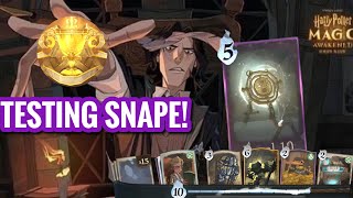 TESTING OUT SEVERUS SNAPE CLIMBING GRAND MASTER RANK HARRY POTTER MAGIC AWAKENED [upl. by Ycinuq248]