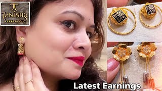 Latest 2023 Gold Earring Designs With PriceDaily Wear EarringsLight weight earringsdeeya [upl. by Lillywhite828]