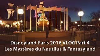 Disneyland Paris 2016 Part 4 Les Mystères du Nautilus amp Fantasyland  SJBBVideos [upl. by Enyt564]