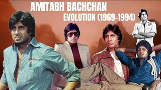 Evolution of Amitabh Bachchan AKA quotShahenshah of Bollywoodquot 1969  1994 The First Phase [upl. by Rramal624]