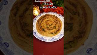 100 LAYERS LACHHA ONION PARATHA  MULTI LAYERED PARATHA RECIPE  BREAKFAST RECIPE shorts food [upl. by Mahan]