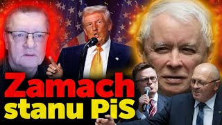 Zamach stanu PiS Płk Piotr Wroński o tym jak po wygranej Trumpa PiS będzie obalał rząd Tuska [upl. by Livingston]