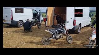 pitbike riding bacup mx [upl. by Kasper942]