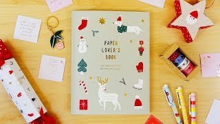 Kikki K Christmas Unboxing Paper Lovers Book Walkthrough [upl. by Teirrah311]