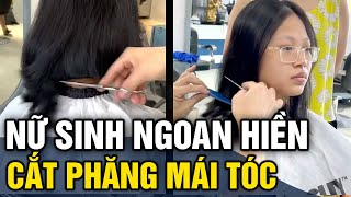 Nữ sinh ngoan hiền quyết định CẮT PHĂNG mái tóc dài và cái kết BIẾN ĐỔI cực mạnh [upl. by Lerual]