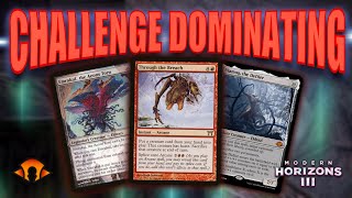 The Best Eldrazi Deck for Modern Challenges Eldrazi Through the Breach  MTG [upl. by Katee]