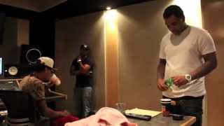 Kevin Gates x Yung Mazi InStudio with KE On The Track [upl. by Averat]