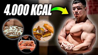 ANDONI EN 116KG Y CON 4000 kcal AL DIA DIETA DE VOLUMEN GANAR MUSCULO  Reaccion victor valdivia [upl. by Esyahc]