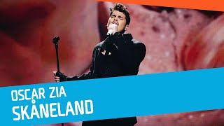 Oscar Zia  Skåneland  Mellanakt Melodifestivalen 2022 [upl. by Kusin143]