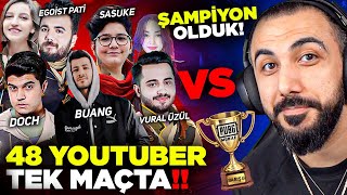 48 YOUTUBERA KARÅI BÃœYÃœK KAPIÅMA ATLANTÄ°S TURNUVASI ÅAMPÄ°YONU OLDUK ğŸ†  PUBG MOBILE [upl. by Barsky]