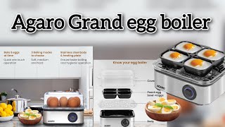 AGARO Grand egg boilerboils8eggspoaches4eggssteamvegetables agarolifestyle kitchenexpert [upl. by Chem]