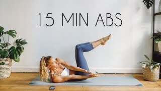 15 MIN TOTAL COREAB WORKOUT At Home No Equipment [upl. by Sid]