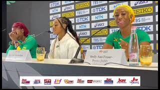 Did Sha’Carri Richardson accidentally call ShellyAnn FraserPryce ‘old’ [upl. by Haem]