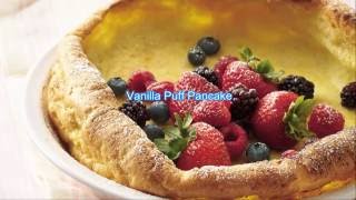 Vanilla Puff Pancake Recipe [upl. by Souvaine]