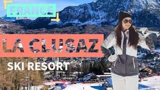 La Clusaz Ski Resort  France ⛷️ [upl. by Arimaj]