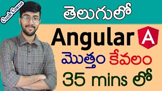 Angular full course in telugu in 35 minutes  Complete Angularjs course  Vamsi Bhavani [upl. by Lybis]