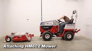 How to Connect Attachments to Ventrac 4500 Tractors [upl. by Fabe]