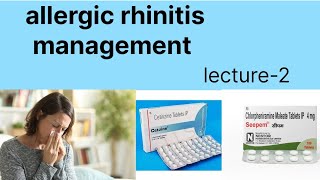 Allergic rhinitis management lecture2Mast cell stabilizers ampnasal decongestant [upl. by Dickinson]