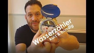 Der Wasserzähler  kurz und bündig erklärt [upl. by Eocsor91]