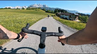 Mit Rad in den Alpen  Blick auf den wilden Kaiser  skatepunk2425 [upl. by Yesima782]