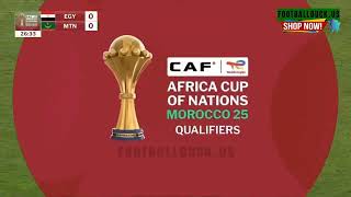 HIGHLIGHTS  Egypt vs Mauritania  TotalEnergiesAFCON 2025 Qualifiers  Group C [upl. by Etnomed]