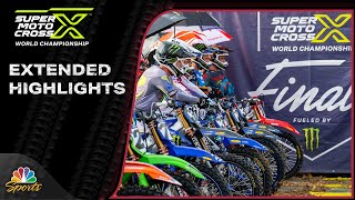 SuperMotocross Playoffs 2024 EXTENDED HIGHLIGHTS Round 2 Texas  91423  Motorsports on NBC [upl. by Krucik]