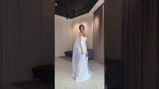 Watch till the end to see the dress styled 😍 2024weddingtrends weddingdress wedding [upl. by Zorah]