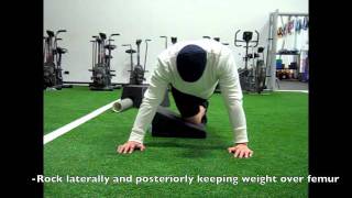 PosteriorInferior Hip Capsule Mobilization [upl. by Adoh]