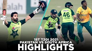 Full Highlights  Mohammad Rizwans Maiden Century  Pakistan vs South Africa  1st T20I 2021  ME1K [upl. by Ibmat87]