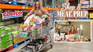 SHOP BUDGET MEAL PREP amp COSTCO HAUL  FOOD STORAGE WEEKLY LARGE FAMILY MEALS  FREEZER MEALS IDEAS [upl. by Cordeelia70]