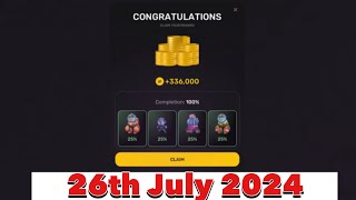 How To UNLOCK 26th July Pixel Tap Daily Combo Cards Today and CLAIM your 3 Million Pixel Tap Coins [upl. by Assirol588]