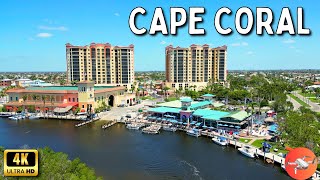 Cape Coral Florida  Aerial View [upl. by Selmore]