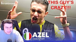 HIS SOUNDS ARE OUT OF THIS WORLD AZEL 🇮🇹  DEMUTH VIP REACTION [upl. by Anawak]