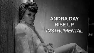 Andra Day  Rise Up Professional Instrumental Lyric Video  With Key Modulation [upl. by Nytsua]