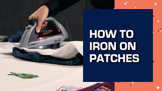 Easy Steps Video  How To Iron On Patches like A Professional  Official Patch Collection [upl. by Nele]